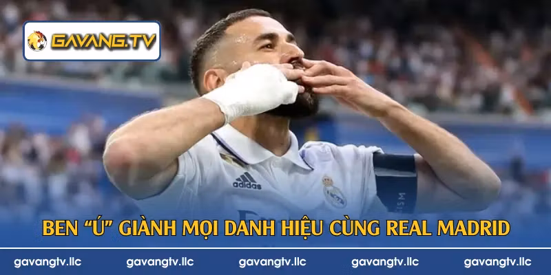 Ben “ú” giành mọi danh hiệu cùng Real Madrid